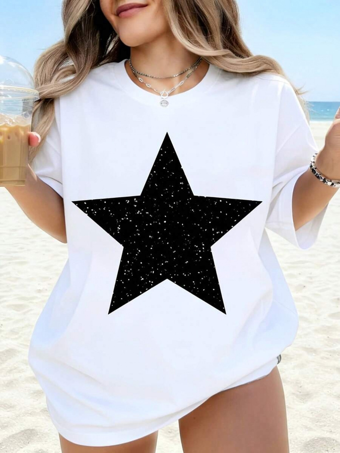 Summer Clothing Trends 2025 Women'S - New Fashion Apparel, White Graphic T‑Shirt