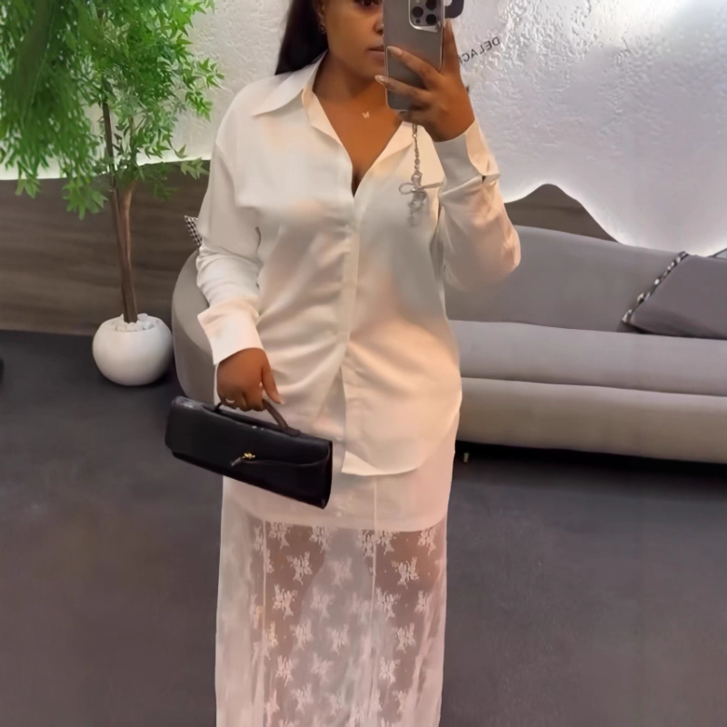 Women Two Piece Sets Skirt Set - Summer Clothing Work recension och pris