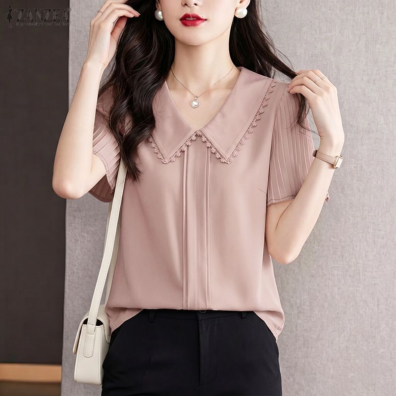 2026 ZANZEA Summer Elegant V N - Summer Clothing Work recension och pris