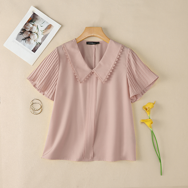 2026 ZANZEA Summer Elegant V N - Summer Clothing Work recension och pris