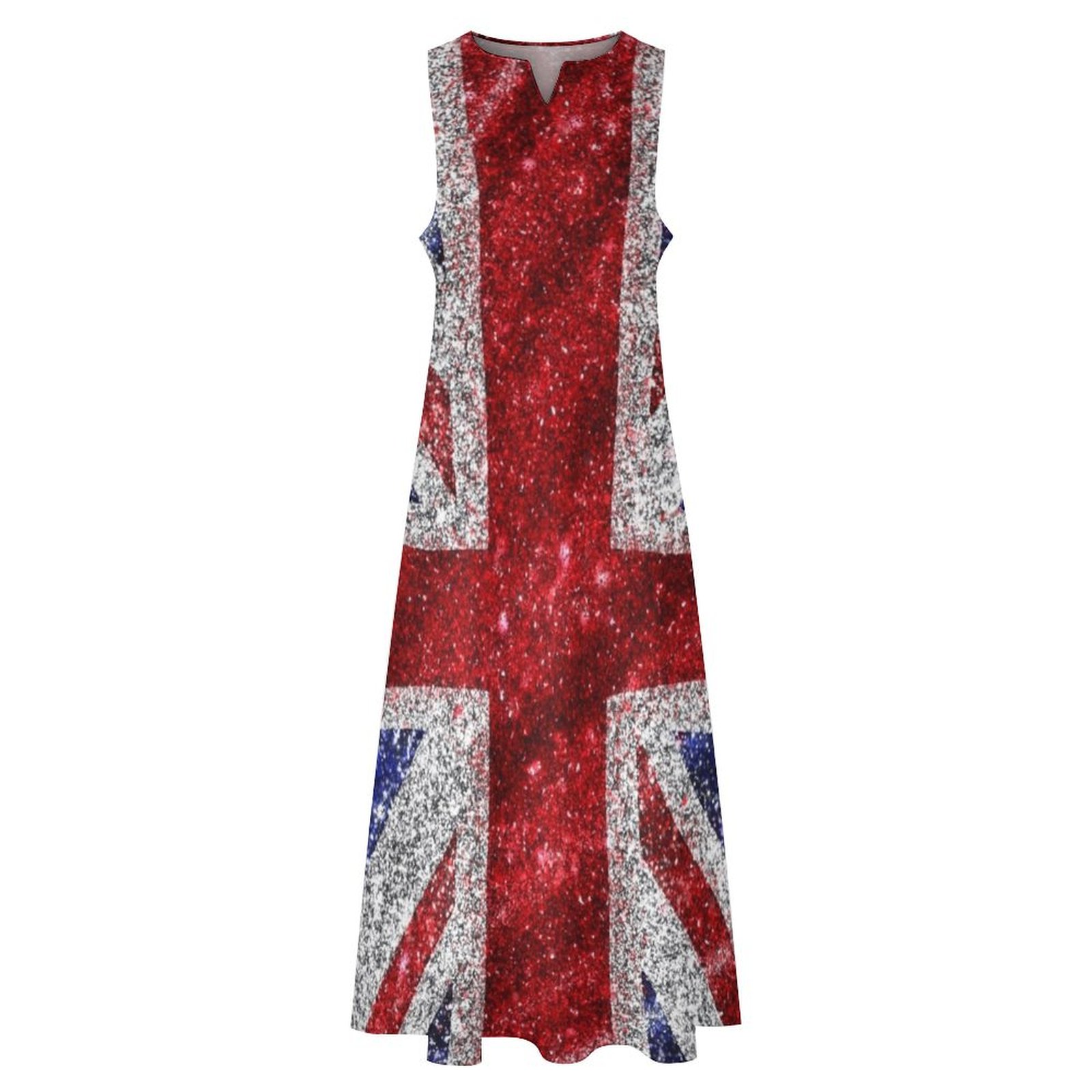 Faux Glitter Union Jack Flag U - Womens Summer Clothing Uk recension och pris