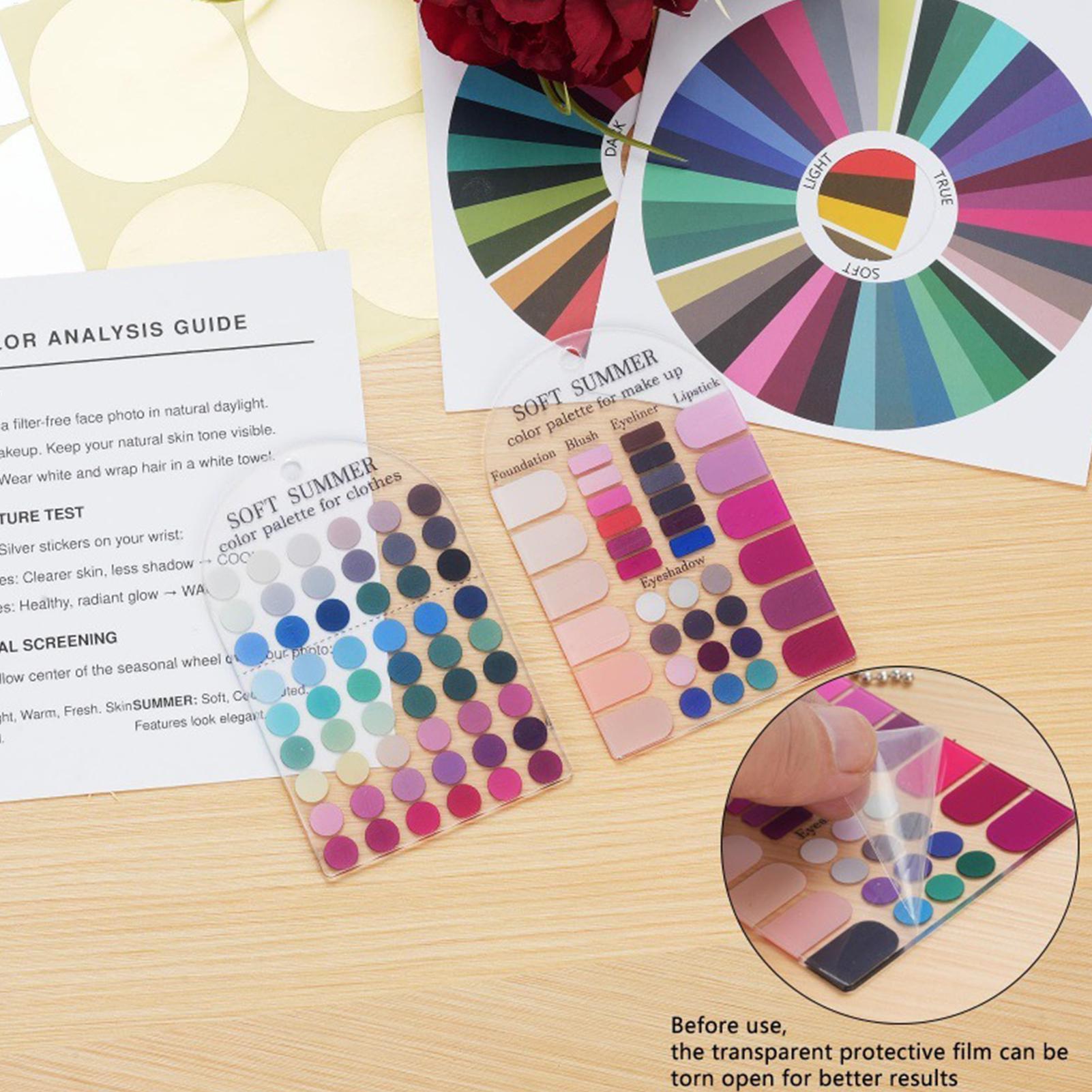 2Pcs Soft Summer Color Palette - Summer Clothing Guide recension och pris