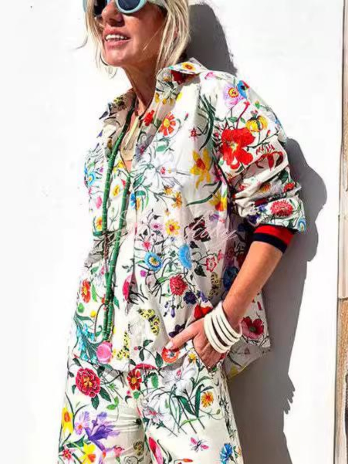 Fashionable Casual Printed Set - Summer Clothing Work recension och pris
