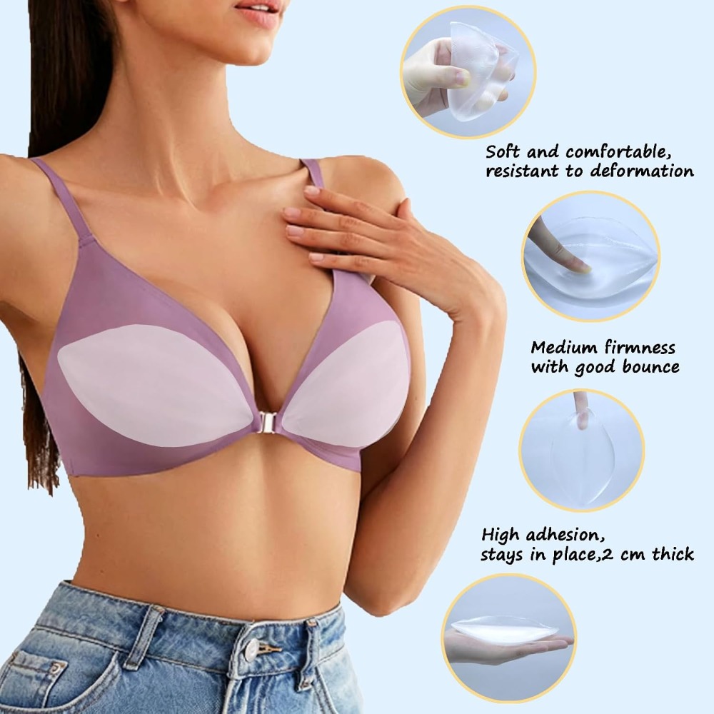 Adhesive Silicone Bra Inserts  - Bikini Set Push Up recension och pris