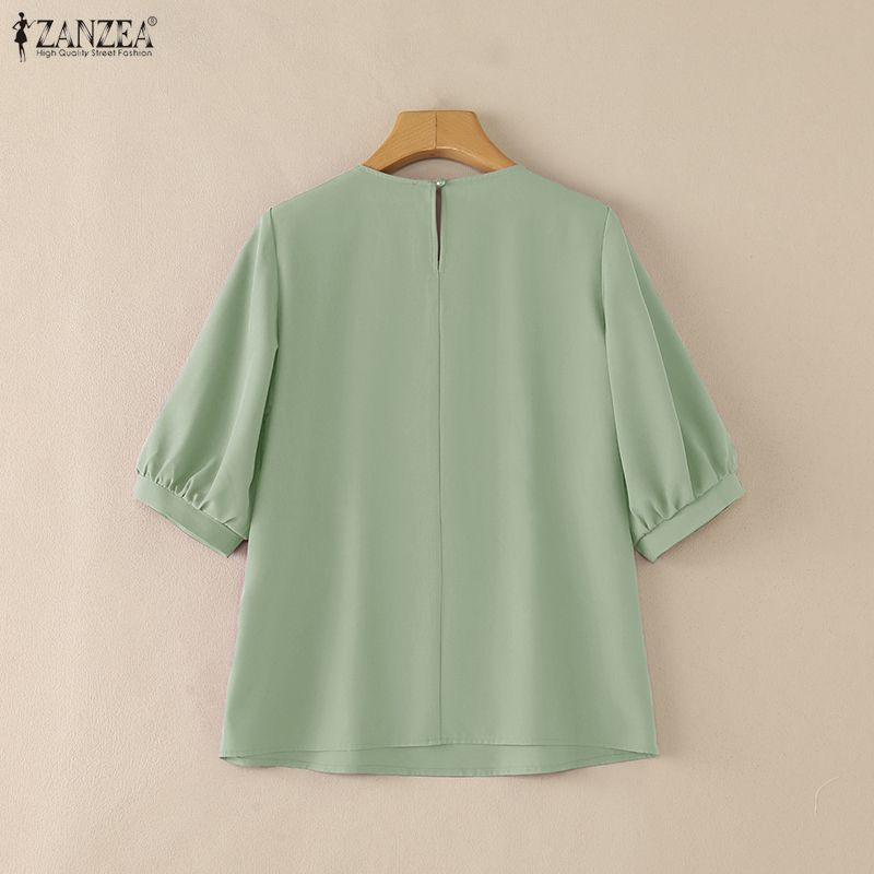 2026 ZANZEA Women Summer Solid - Summer Clothing Work recension och pris