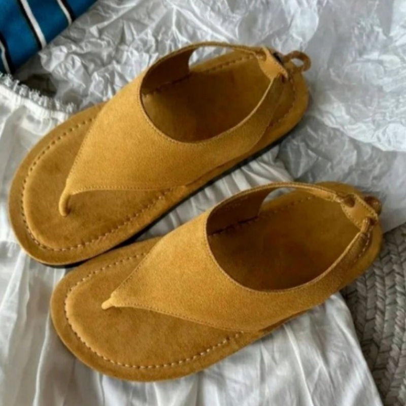 Korean Minimalist Suede Slingb - Summer Clothing Korea recension och pris