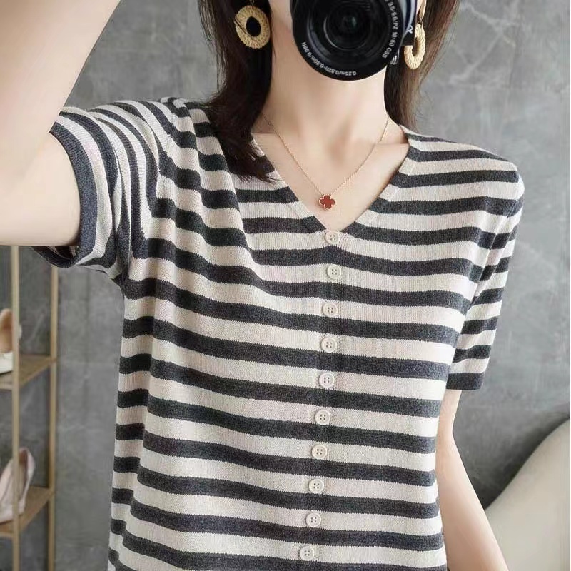 Ladies Ice Silk Short Sleeve T - Summer Clothing Label recension och pris
