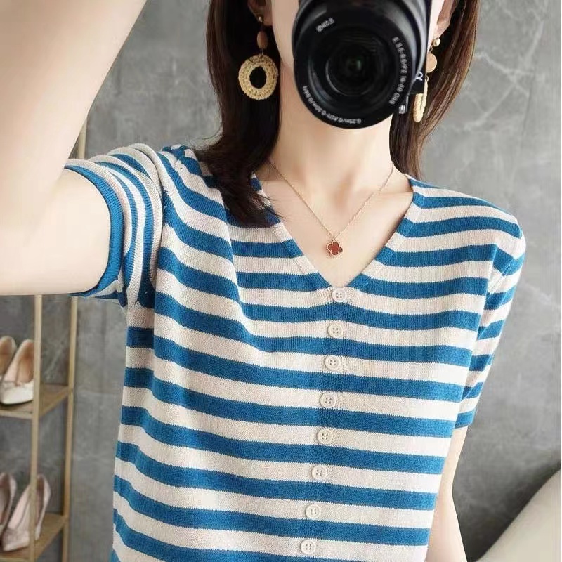Ladies Ice Silk Short Sleeve T - Summer Clothing Label recension och pris