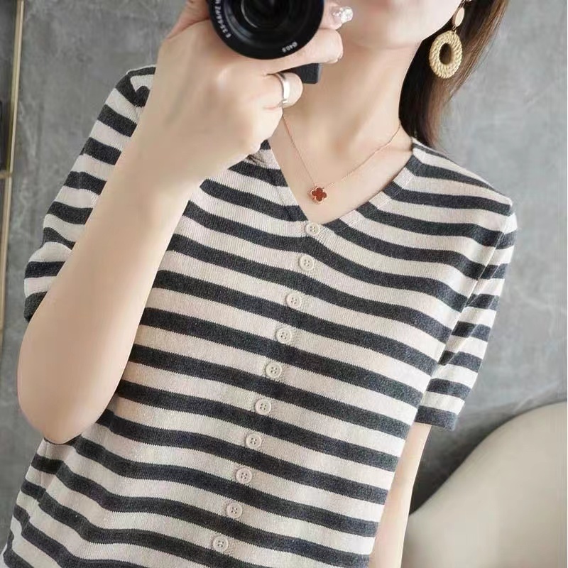 Ladies Ice Silk Short Sleeve T - Summer Clothing Label recension och pris