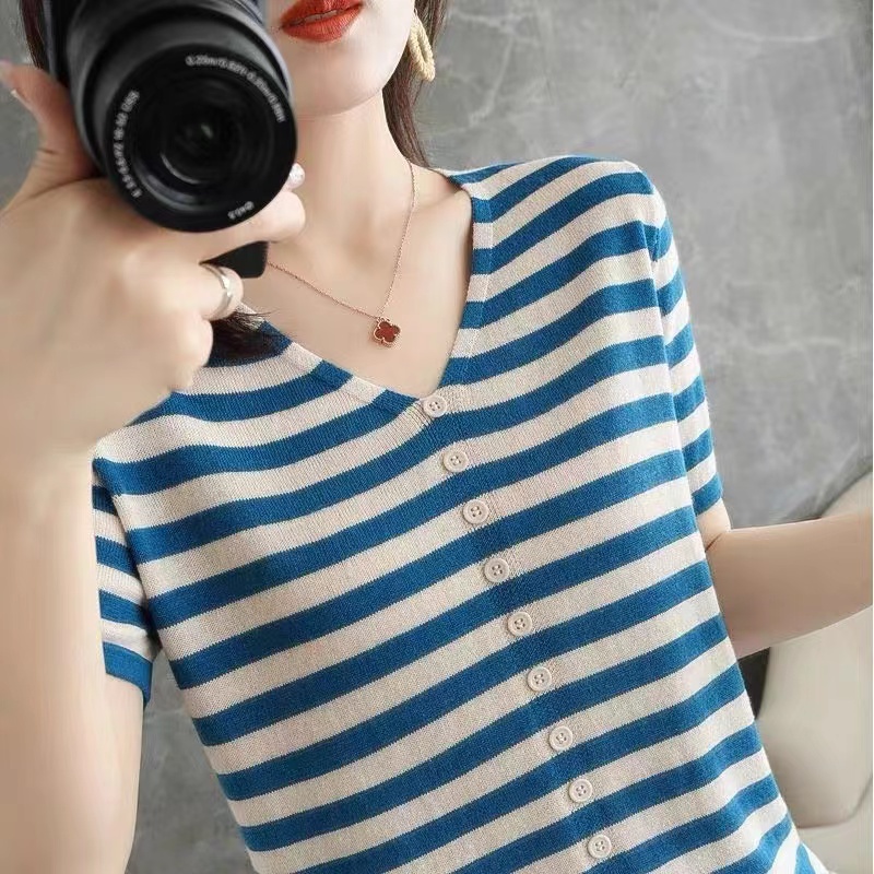 Ladies Ice Silk Short Sleeve T - Summer Clothing Label recension och pris