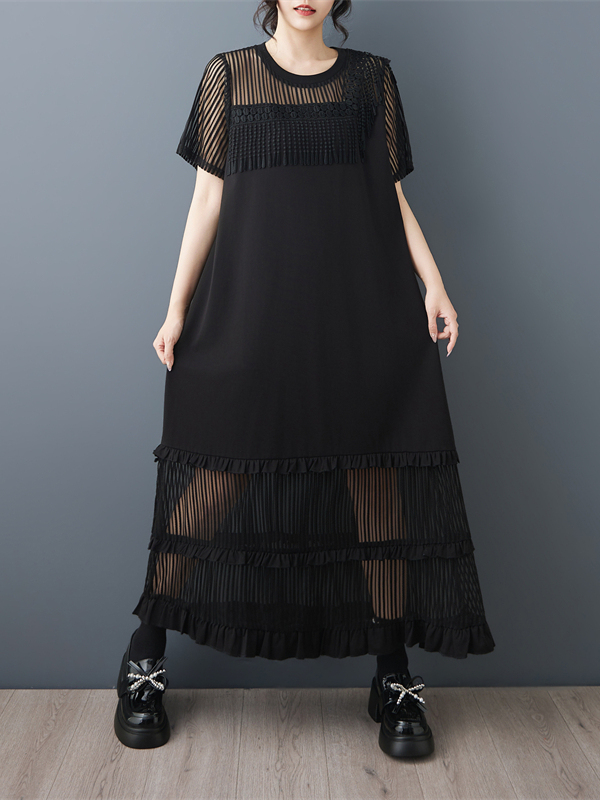 Loose Fit Dark Design Tassel   - Summer Clothing Label recension och pris