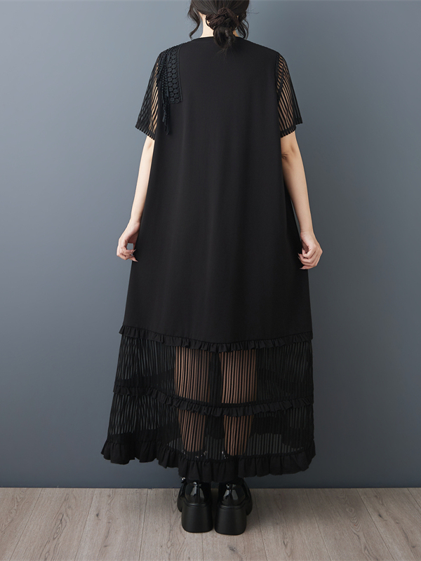 Loose Fit Dark Design Tassel   - Summer Clothing Label recension och pris