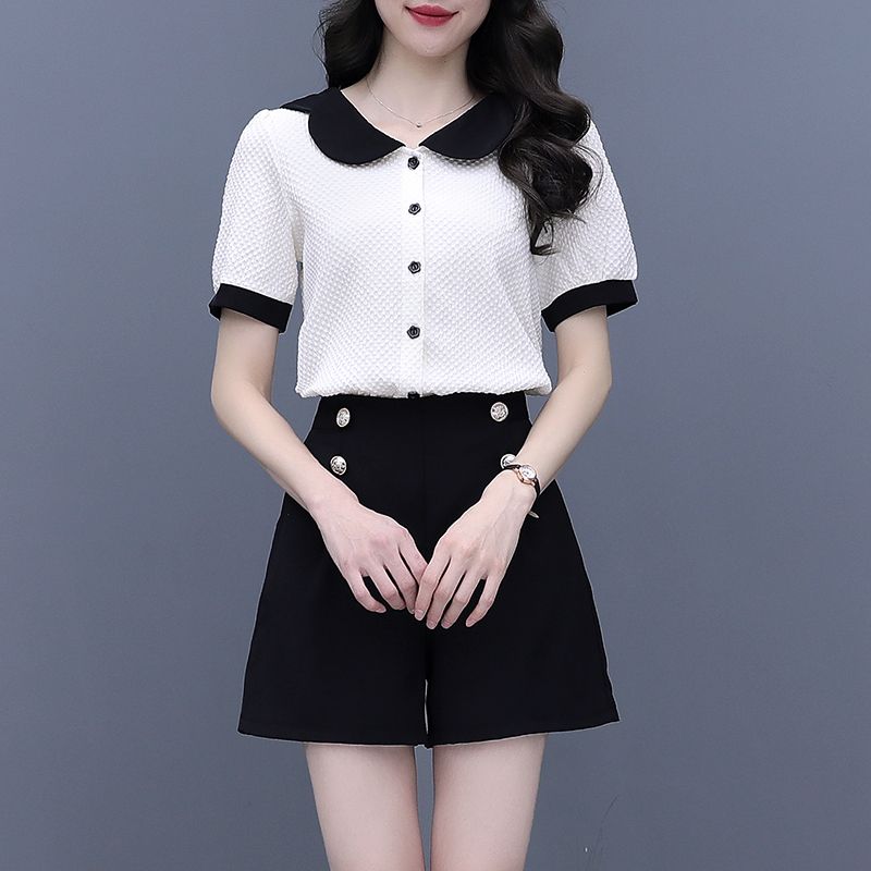 Contrast Color Button Short Se - Summer Clothing Trends 2025 Women'S recension och pris