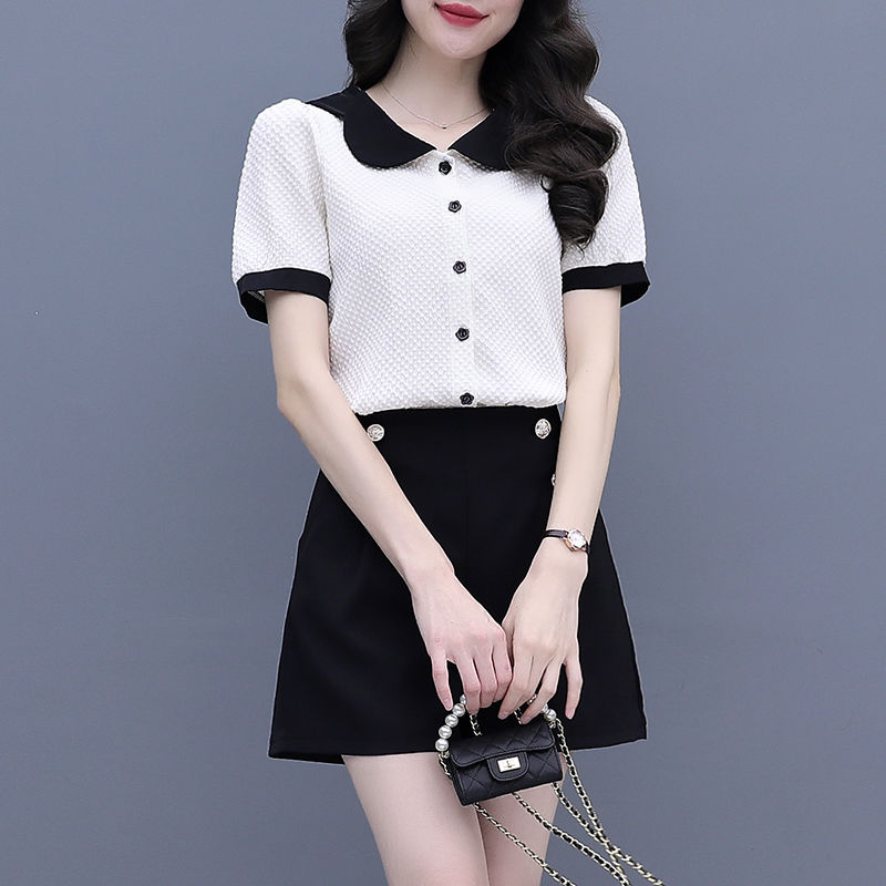 Contrast Color Button Short Se - Summer Clothing Trends 2025 Women'S recension och pris