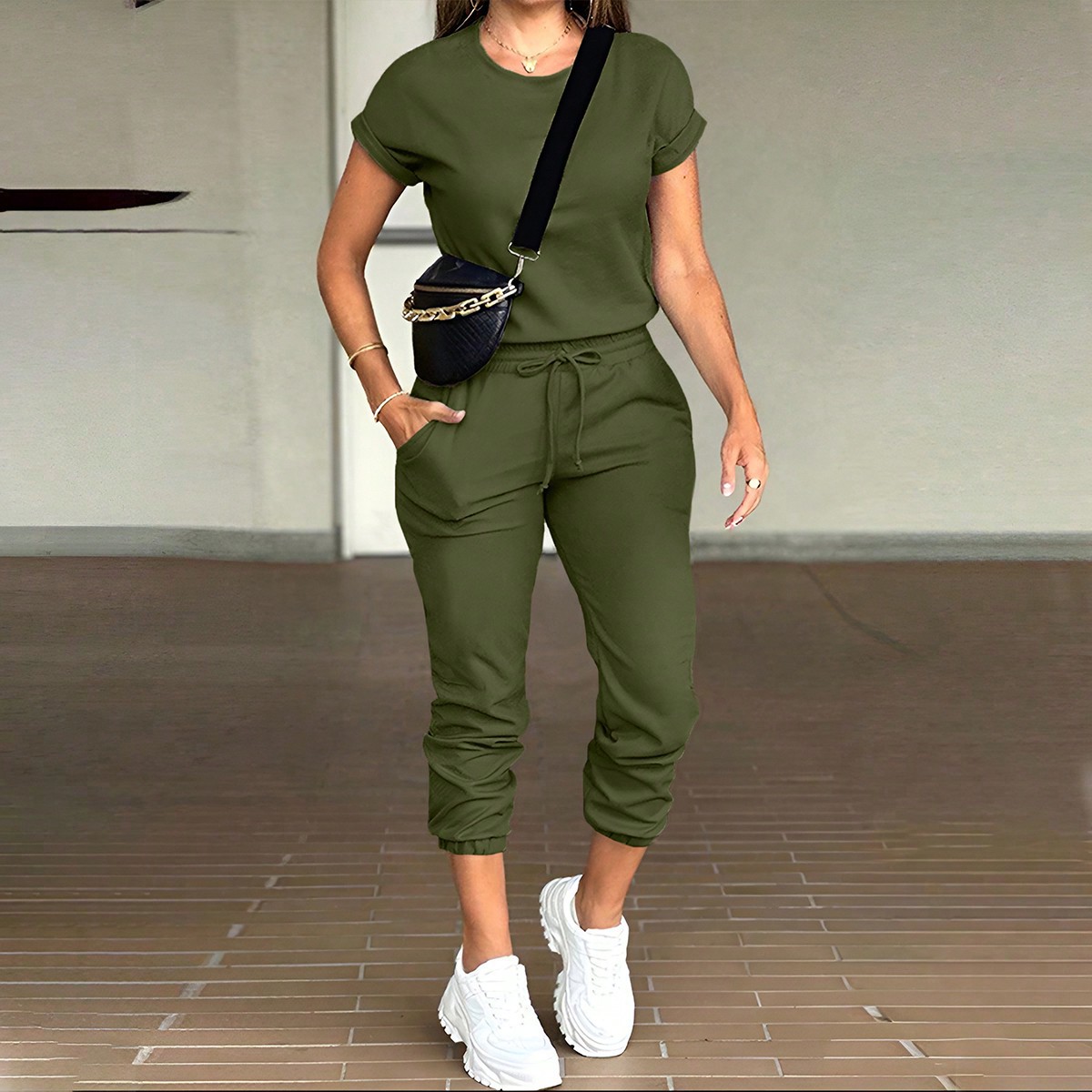 Pant Set Women Two Piece Sets  - Summer Clothing Work recension och pris