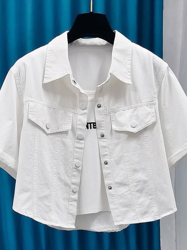Korean Style Summer Short Slee - Summer Clothing Work recension och pris