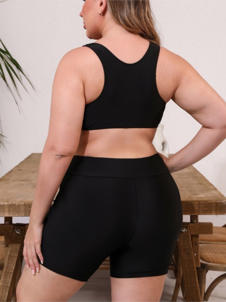 XL-5XL Plus Size High Waist Bi - Bikini Set Push Up recension och pris