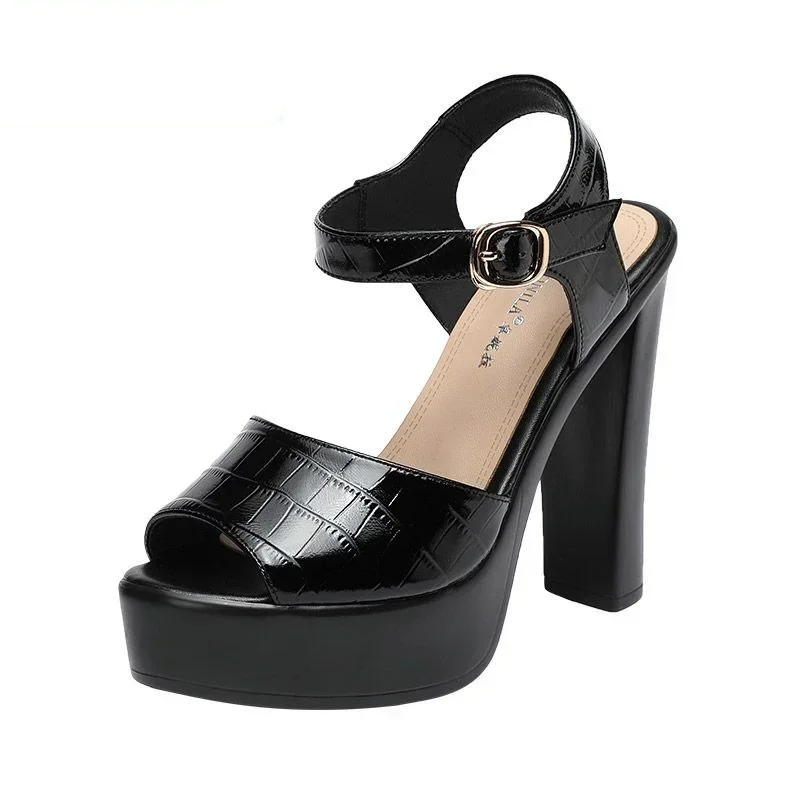 10cm 13cm Fashion Genuine Leat - Summer Clothing Korea recension och pris