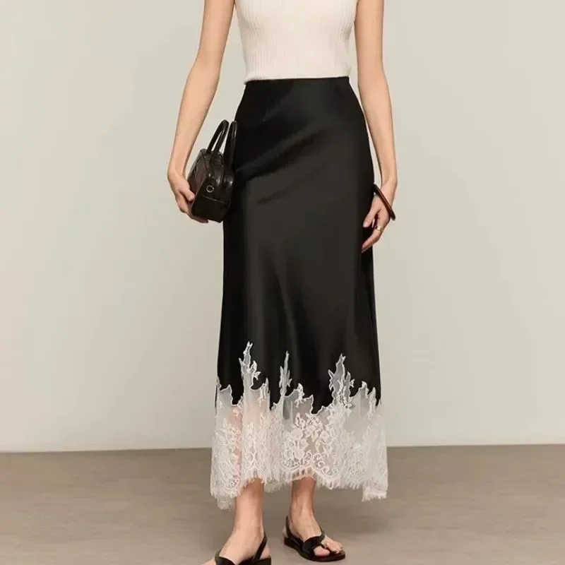 Fairy Lace-Trim Midi Skirt Hig - Summer Clothing Trends 2025 Women'S recension och pris