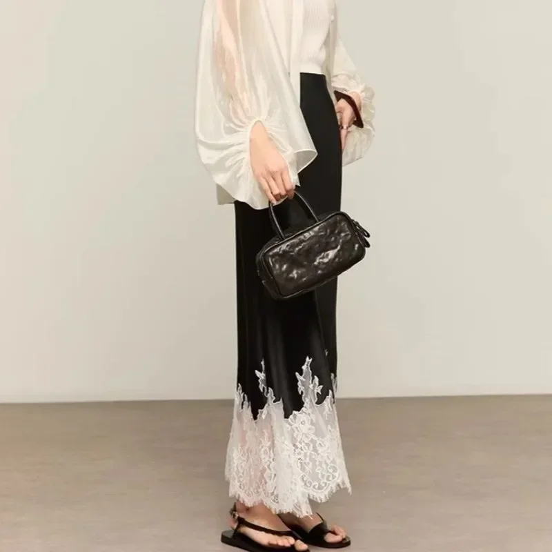 Fairy Lace-Trim Midi Skirt Hig - Summer Clothing Trends 2025 Women'S recension och pris