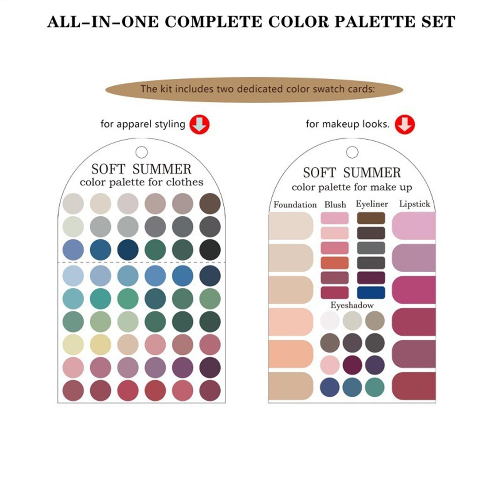 Soft Summer Color Palette Card - Summer Clothing Guide recension och pris