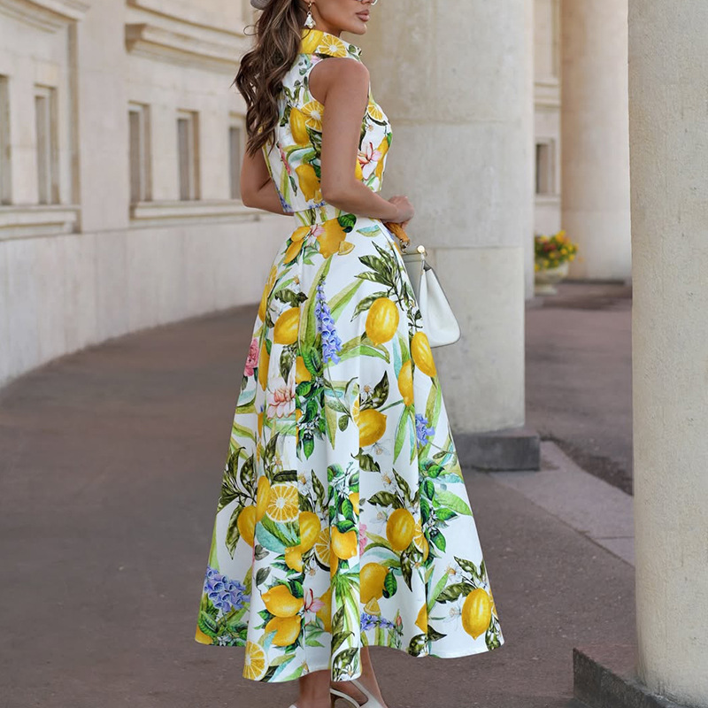 Women's Fashion Lemon Print Sl - Summer Clothing Girls recension och pris