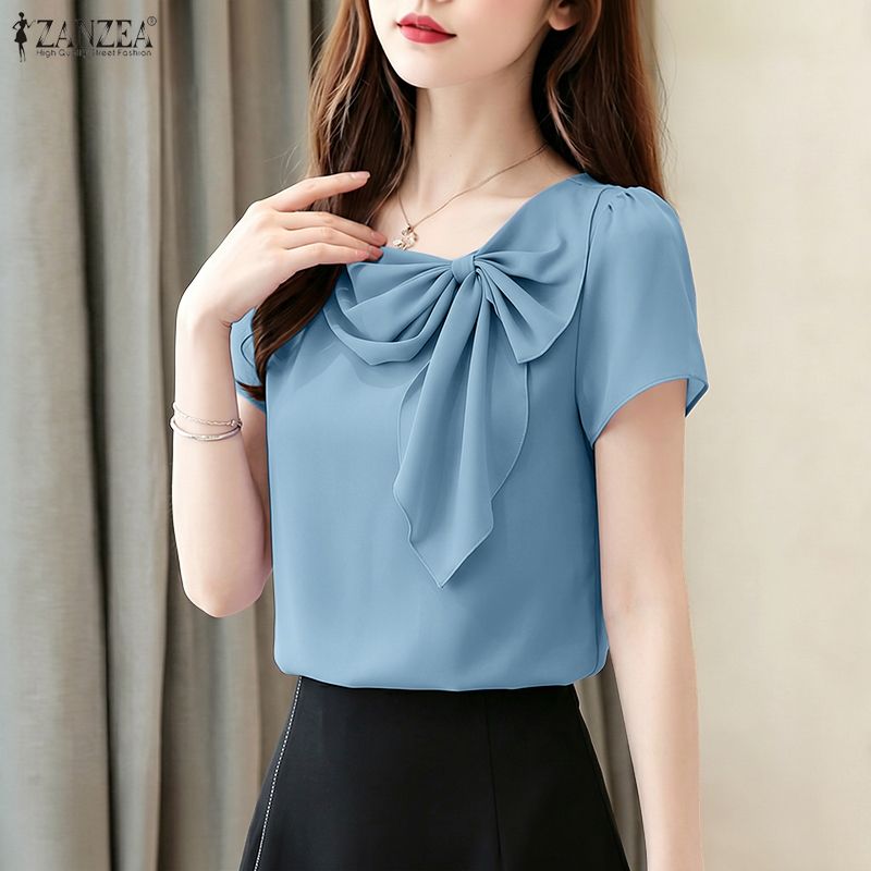 2026 Summer Blouse ZANZEA Wome - Summer Clothing Work recension och pris
