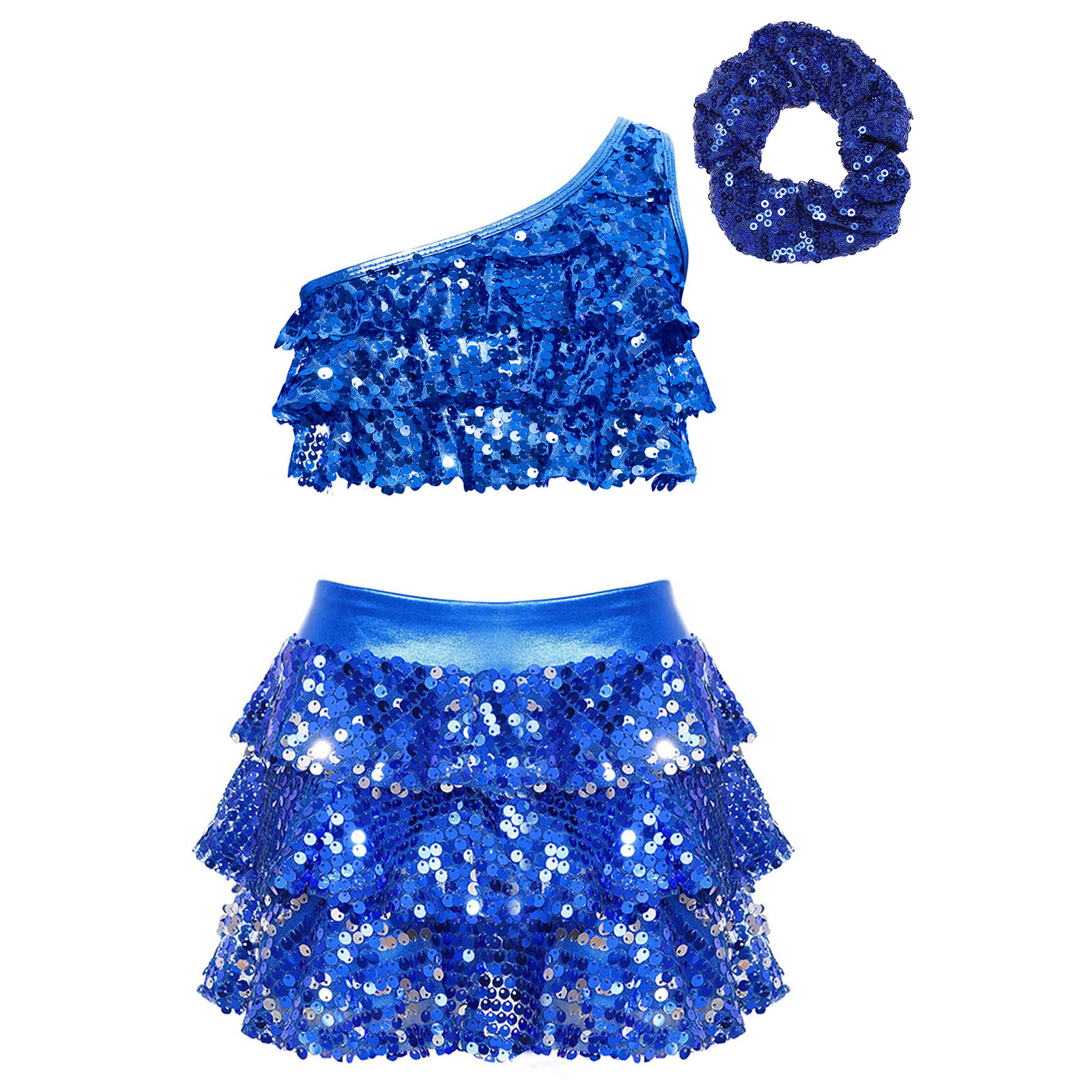 Kids Girls Shiny Sequins Latin - Summer Clothing Girls recension och pris